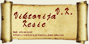 Viktorija Kesić vizit kartica